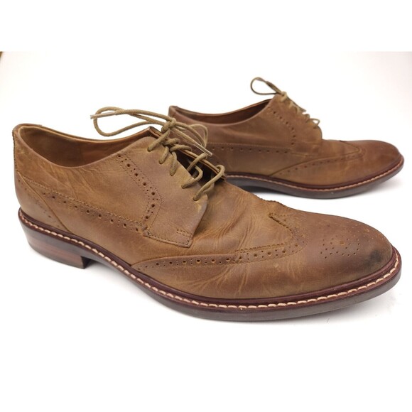 Cole Haan Grand OS Warren Welt Men’s Size 10.5 Brown C24012 Wingtip Oxford Shoes main image 9